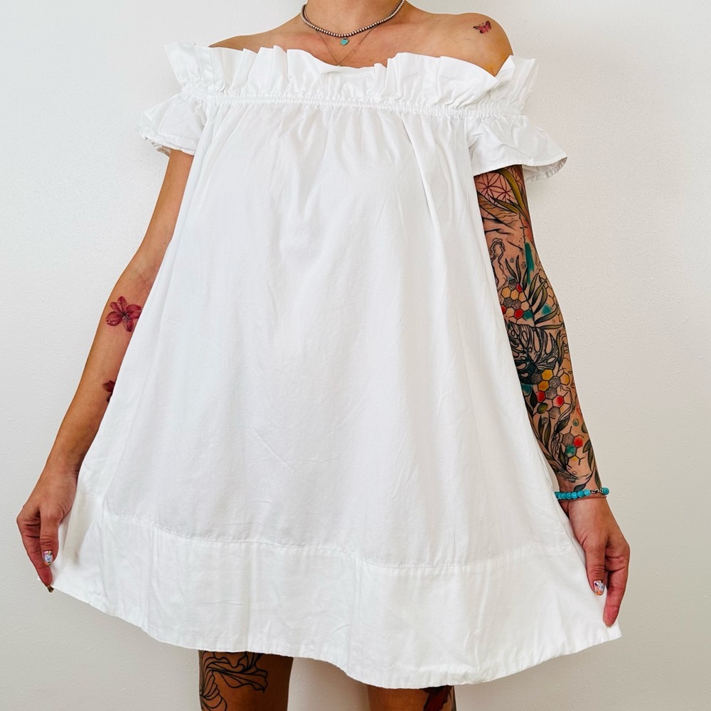 Free people off shoulder mini dress - Picture 5 of 11